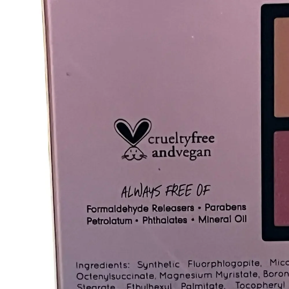 Wingme Ethereal Rose Face Eye Palette 6 Pan Blush Bronzer Highlighter
